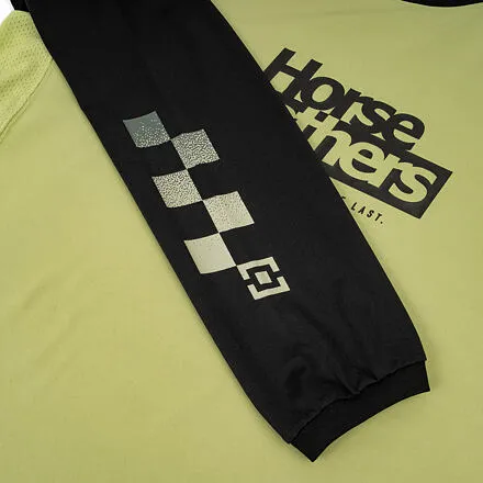 HORSEFEATHERS Bike dres Spike LS - nile/black GREEN velikost M