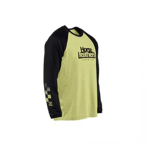 HORSEFEATHERS Bike dres Spike LS - nile/black GREEN velikost M