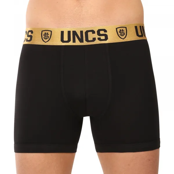 5PACK pánske boxerky UNCS čierné (24Z167PSPP) M, trenky