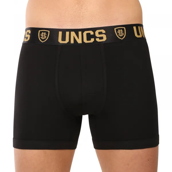 5PACK pánske boxerky UNCS čierné (24Z167PSPP) M, trenky