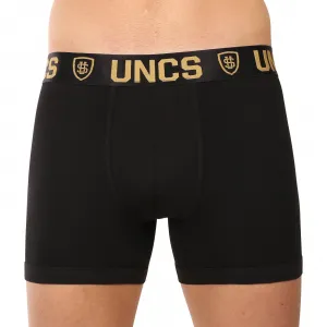 5PACK pánske boxerky UNCS čierné (24Z167PSPP) M, trenky