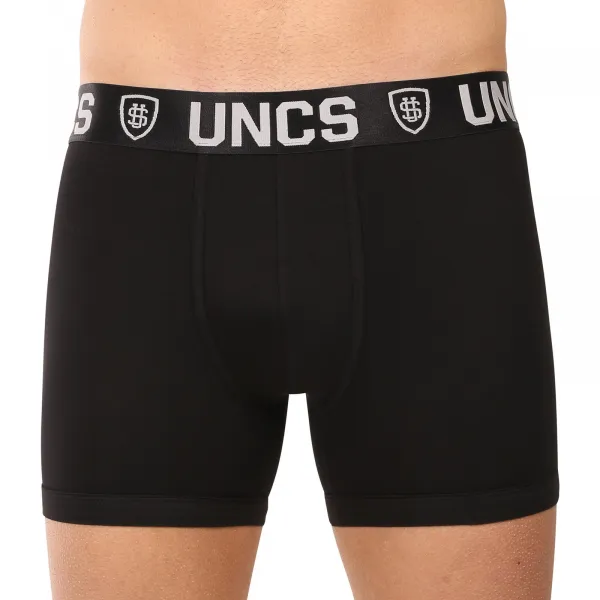 5PACK pánske boxerky UNCS čierné (24Z167PSPP) M, trenky