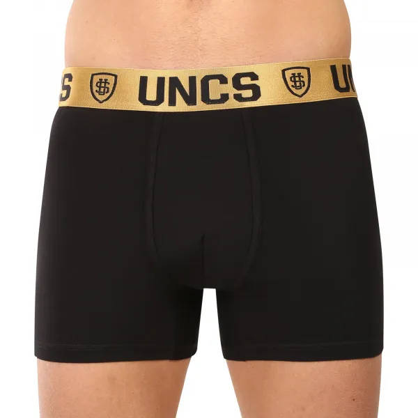 5PACK pánske boxerky UNCS čierné (24Z162PSPP) S, trenky