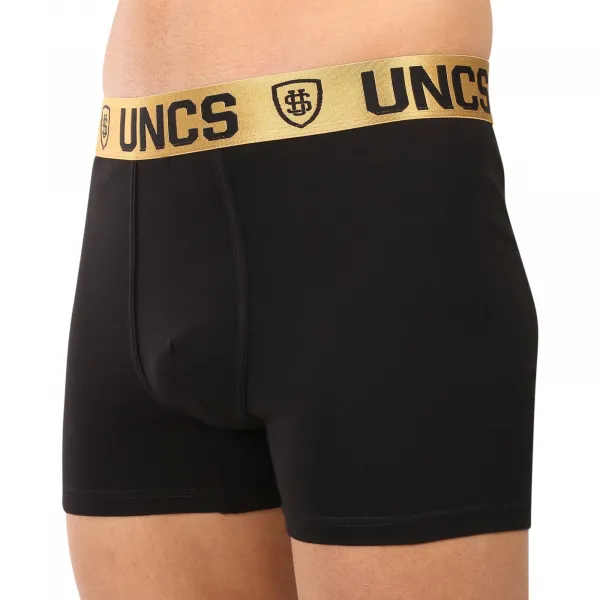 5PACK pánske boxerky UNCS čierné (24Z162PSPP) S, trenky