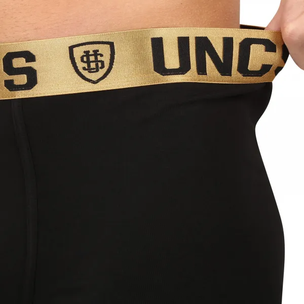 5PACK pánske boxerky UNCS čierné (24Z162PSPP) S, trenky