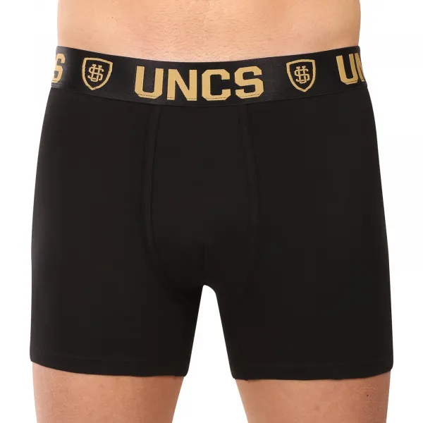 5PACK pánske boxerky UNCS čierné (24Z162PSPP) S, trenky