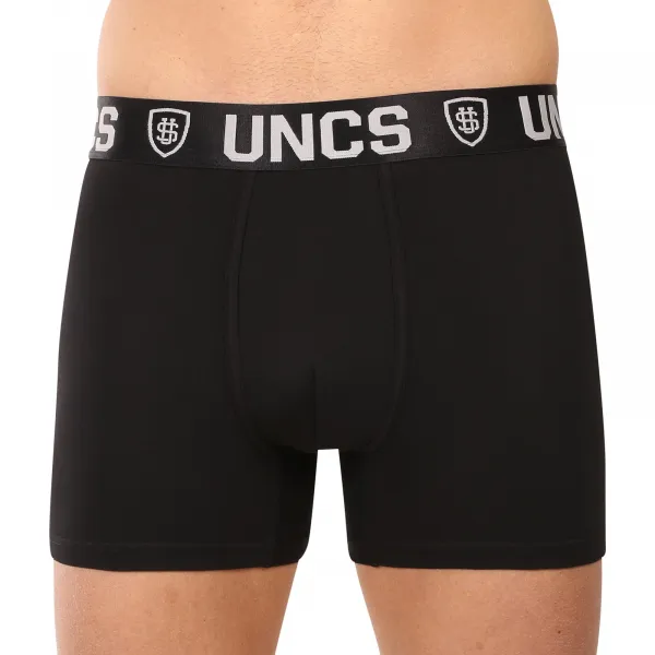5PACK pánske boxerky UNCS čierné (24Z162PSPP) S, trenky