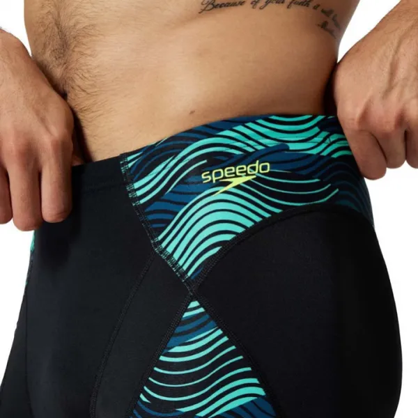 Speedo eco endurance+ max compress jammer arctic glass blue xs - uk30