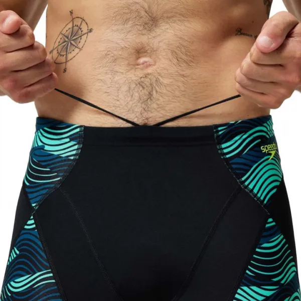 Speedo eco endurance+ max compress jammer arctic glass blue xs - uk30