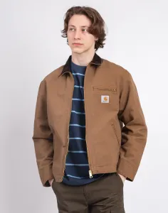 Carhartt WIP Detroit Jacket (Summer) Hamilton Brown/Tobacco rinsed S