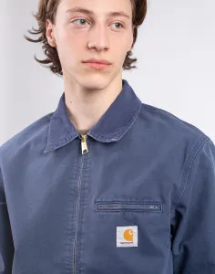 Carhartt WIP Detroit Jacket Dusky Blue/Dusky Blue stone canvas XL