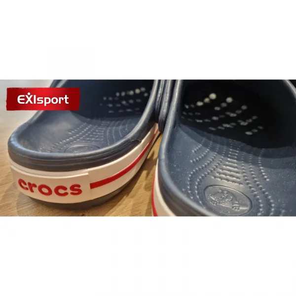 Chlapčenské kroksy (rekreačná obuv) CROCS Crocband Clog Kids navy red