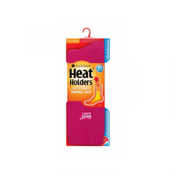 Dámske ponožky HEAT HOLDERS 1 PACK-WOMEN ORIGINAL SOCKS-RASPBERRY