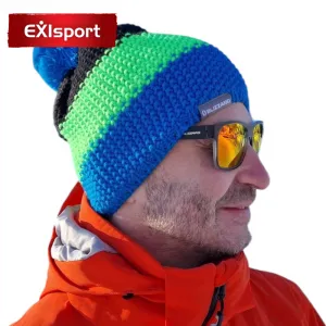 Zimná čiapka BLIZZARD Tricolor, black green blue W
