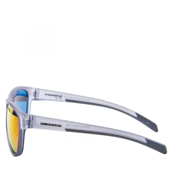 Slnečné okuliare BLIZZARD Sun glasses PCSF701130, rubber transparent smoke grey, 64-16