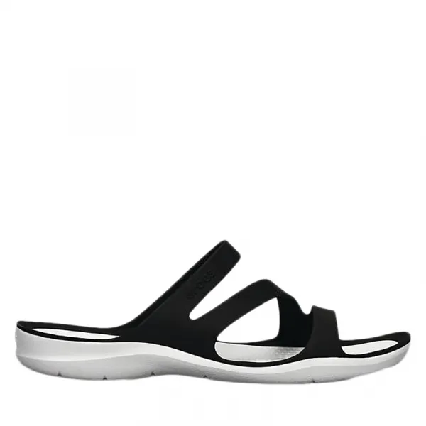 Dámske šlapky (plážová obuv) CROCS Swiftwater Sandal W black white