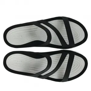 Dámske šlapky (plážová obuv) CROCS Swiftwater Sandal W black white