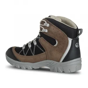 Juniorská vysoká turistická obuv TREZETA Cyclone Wp Jr, Black Brown