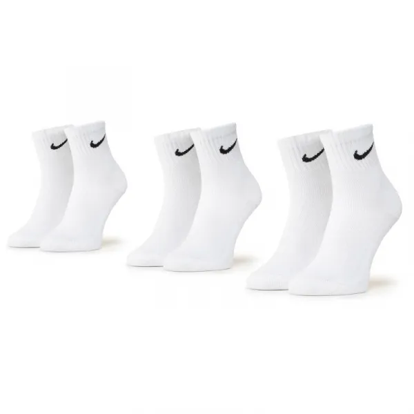 Ponožky NIKE 3 PACK - Nike Everyday Cushion Ankle white