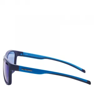 Slnečné okuliare BLIZZARD Sun glasses PCSF704120, rubber dark blue, 63-17-133