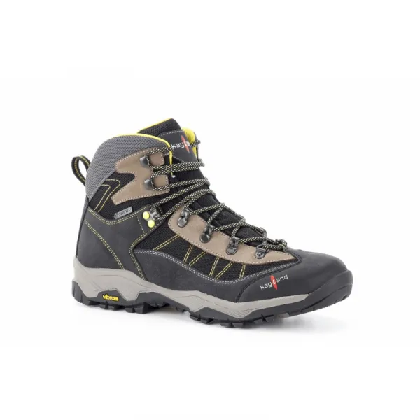 Pánska vysoká turistická obuv KAYLAND TAIGA GTX BLACK ALMOND