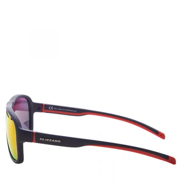 Slnečné okuliare BLIZZARD Sun glasses PCSF705110, rubber black, 65-16-135