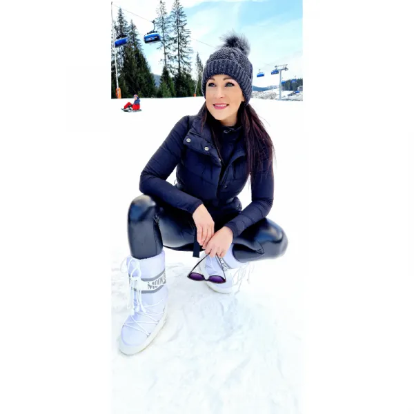 Dámske vysoké zimné topánky MOON BOOT ICON NYLON, 006 white