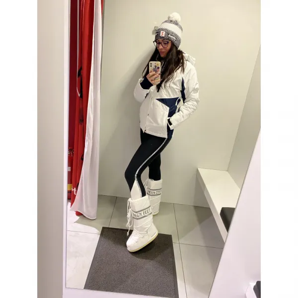 Dámske vysoké zimné topánky MOON BOOT ICON NYLON, 006 white