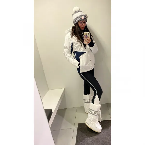 Dámske vysoké zimné topánky MOON BOOT ICON NYLON, 006 white