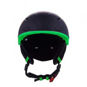 Lyžiarska prilba BLIZZARD Double ski helmet, black matt neon green, big logo