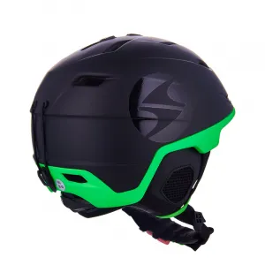 Lyžiarska prilba BLIZZARD Double ski helmet, black matt neon green, big logo
