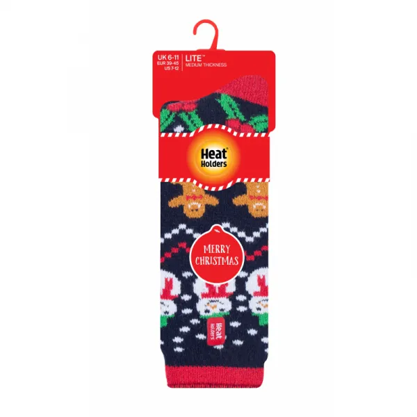 Pánske ponožky HEAT HOLDERS 1 PACK-MEN LITE FESTIVE FUN-CHRISTMAS SOCKS