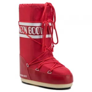 Dámske vysoké zimné topánky MOON BOOT ICON NYLON, 003 red
