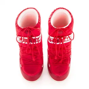 Dámske vysoké zimné topánky MOON BOOT ICON NYLON, 003 red