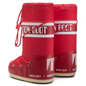 Dámske vysoké zimné topánky MOON BOOT ICON NYLON, 003 red