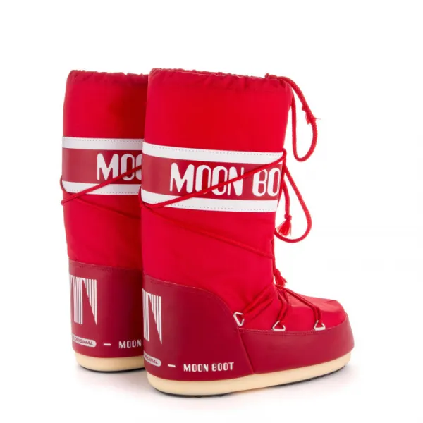 Dámske vysoké zimné topánky MOON BOOT ICON NYLON, 003 red