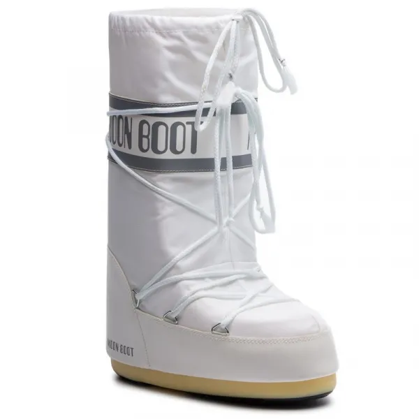 Dámske vysoké zimné topánky MOON BOOT ICON NYLON, 006 white