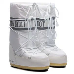 Dámske vysoké zimné topánky MOON BOOT ICON NYLON, 006 white