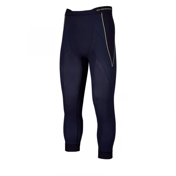 Pánske termo nohavice BLIZZARD Mens long pants, anthracite neon yellow