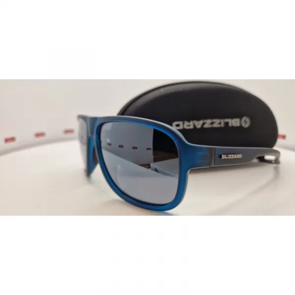 Slnečné okuliare BLIZZARD Sun glasses POLSF705140, rubber trans. dark blue, 65-16-135
