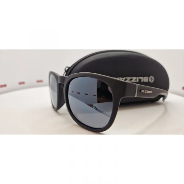 Slnečné okuliare BLIZZARD Sun glasses POLSF706110, rubber black, 60-14-133