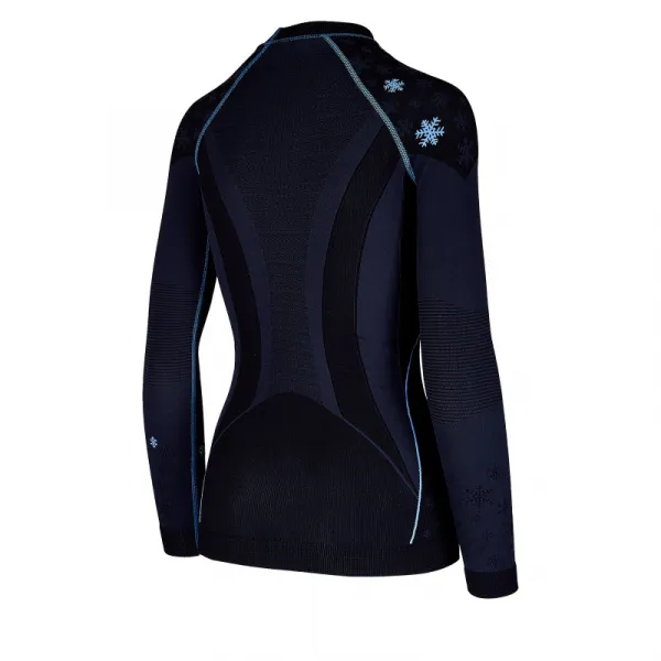 Dámske termo tričko s dlhým rukávom BLIZZARD CLASSIC CUT-Viva long sleeve, anthracite light blue-21 22