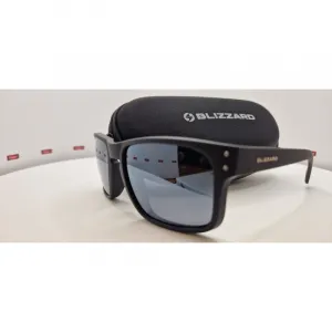 Slnečné okuliare BLIZZARD Sun glasses POLSC606111, rubber black + gun decor points, 65
