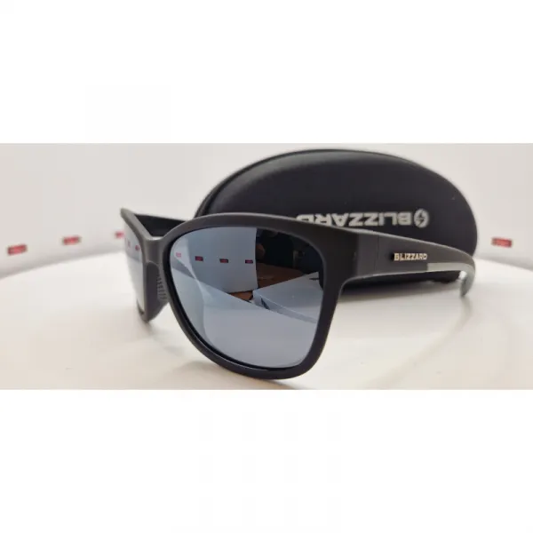 Slnečné okuliare BLIZZARD Sun glasses POLSF701110, rubber black, 64-16-133