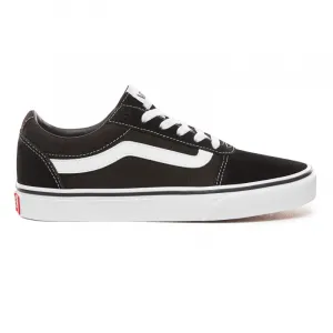 Dámska rekreačná obuv VANS WM Ward-(SUEDE CANVAS)BLACK WHITE
