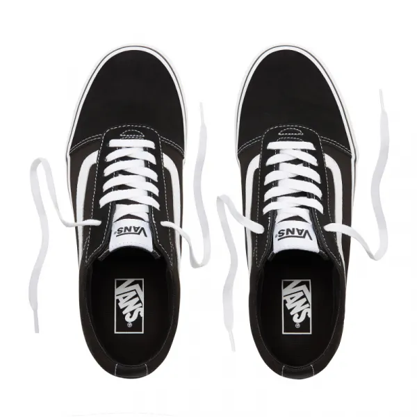 Pánska rekreačná obuv VANS MN Ward-(Suede Canvas) black whit