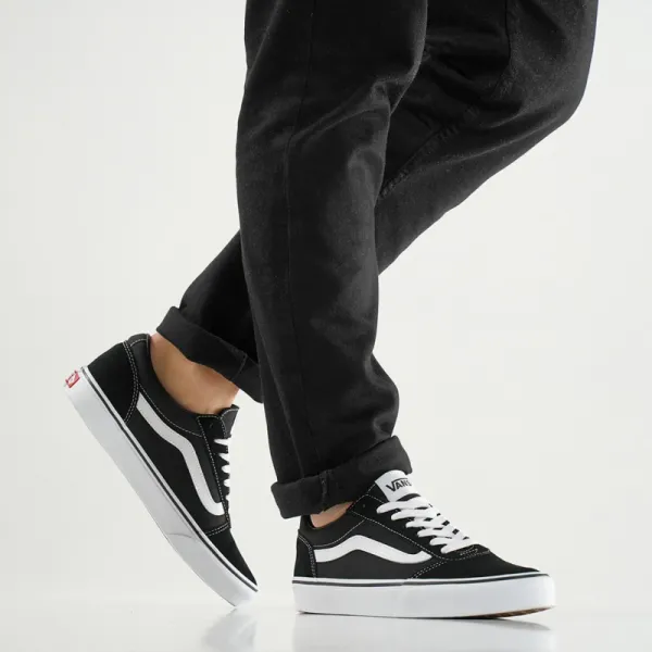 Pánska rekreačná obuv VANS MN Ward-(Suede Canvas) black whit