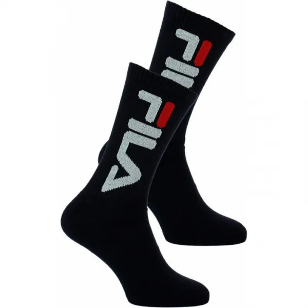 Ponožky do inline korčúľ FILA F9598 SOCKS 2-PACK-200-BLACK