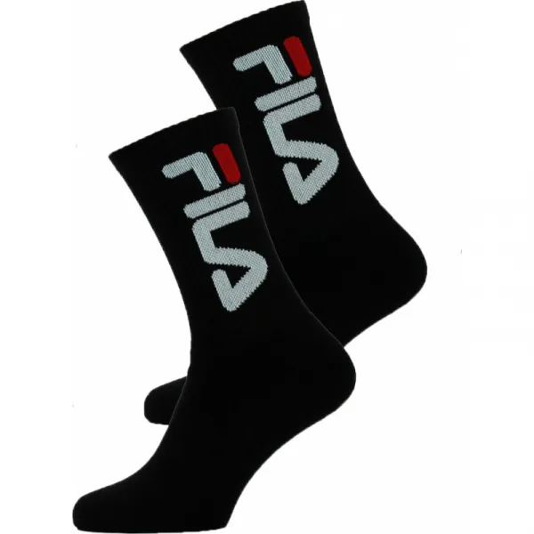 Ponožky do inline korčúľ FILA F9598 SOCKS 2-PACK-200-BLACK