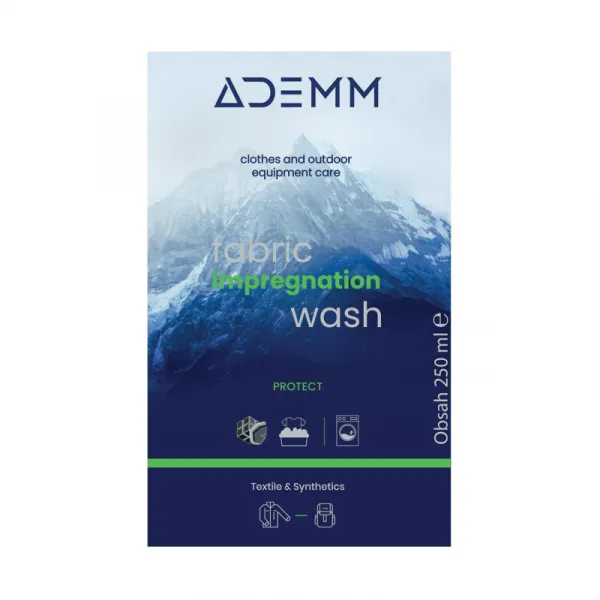 Ošetrovací prípravok na textil ADEMM Fabric Impregnation Wash 250 ml, CZ SK